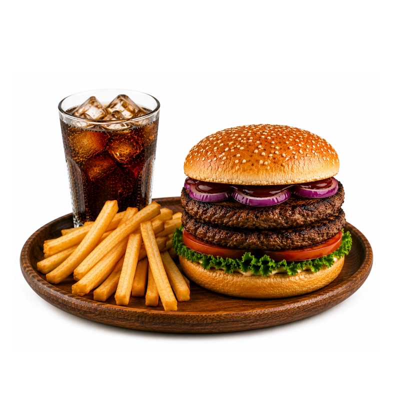 Dubbel Burger menu