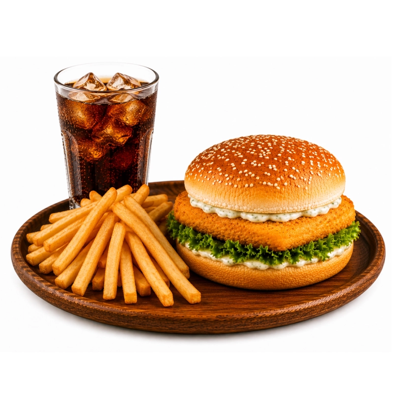 Vis Burger menu