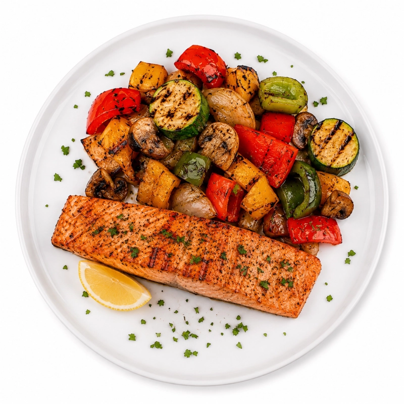 Zalm schotel