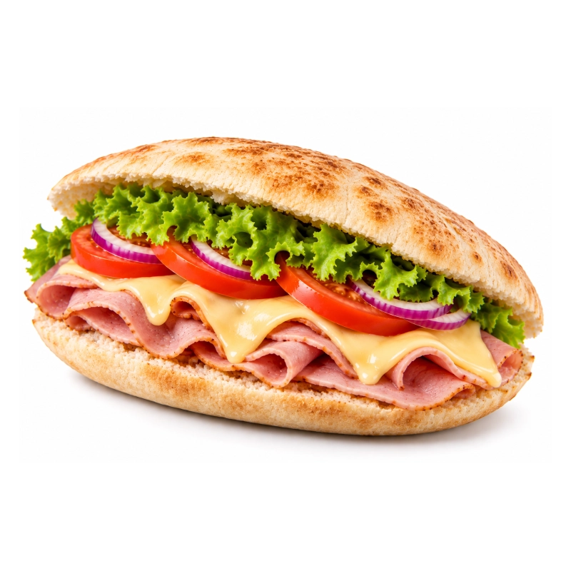 Pita kaas Ham