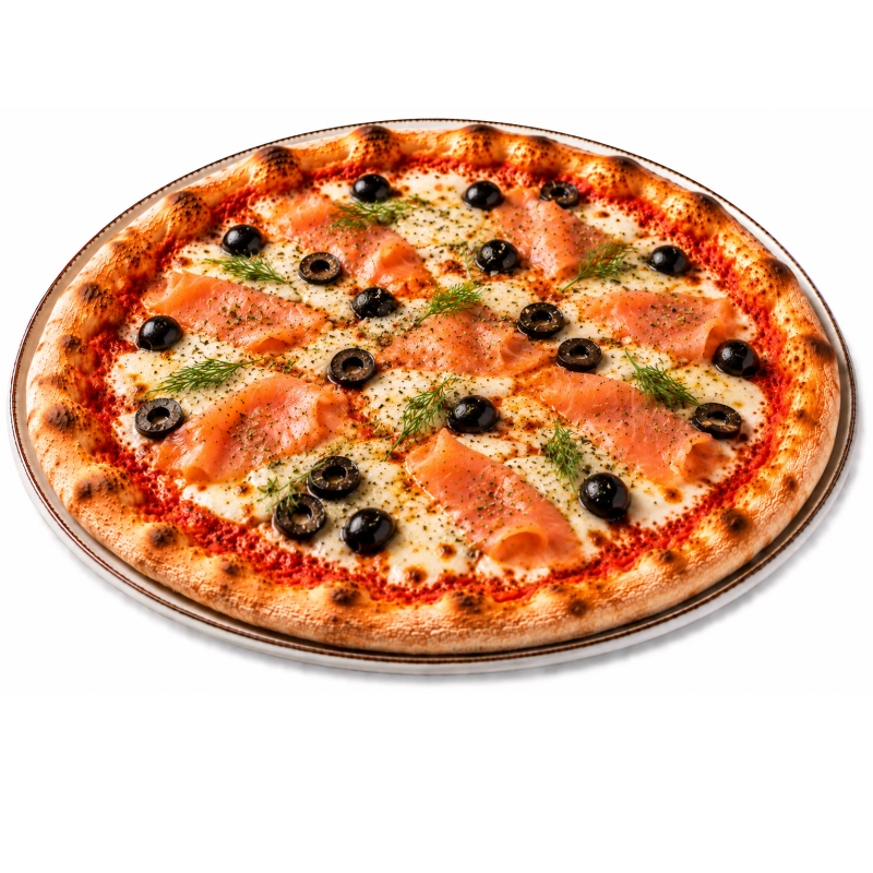 Pizza salmone