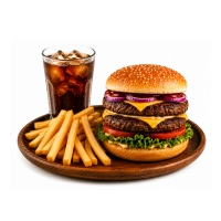 Dubbel Cheesburger menu